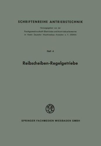 Reibscheiben regelgetriebe - reibscheiben-regelgetriebe, w